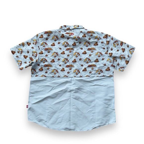 Magellan x Shiner Fish Gear Moisture Wicking Relaxed Fit Button Down Men's XL - Picture 2 of 6